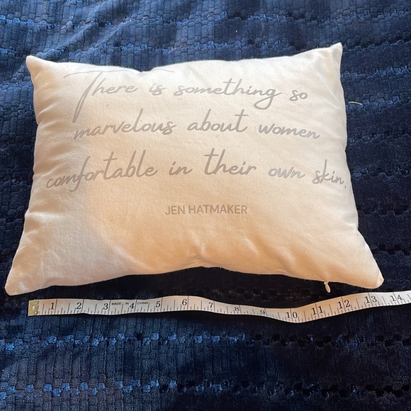 Jen Hatmaker pillow and hats 🌲 - Picture 2 of 9